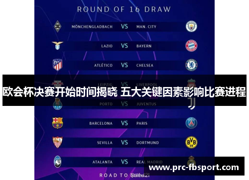 欧会杯决赛开始时间揭晓 五大关键因素影响比赛进程